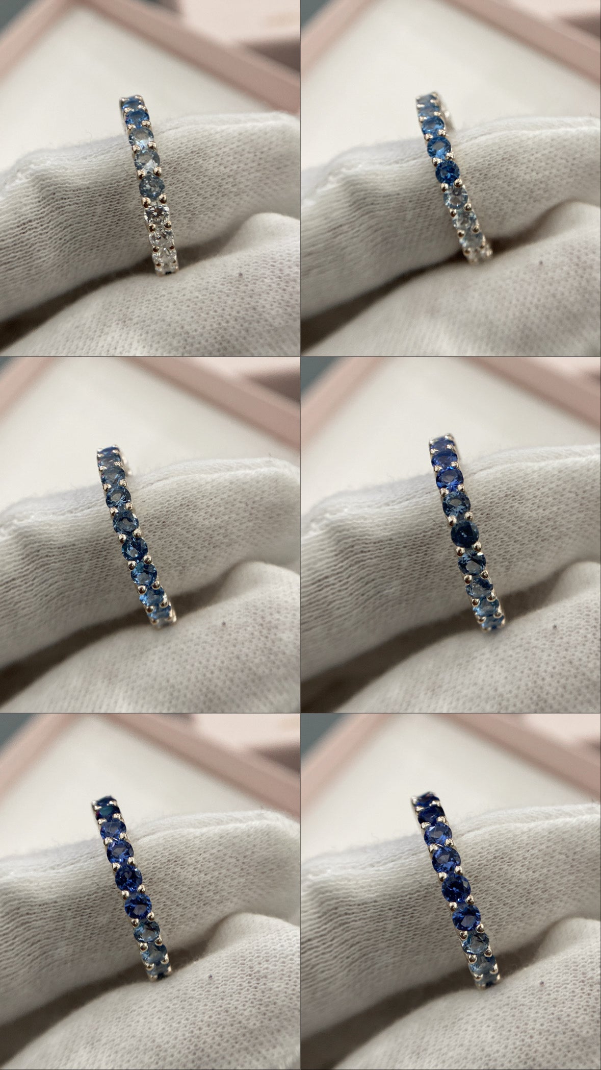 COLOURS OF THE SEA ETERNITY RING