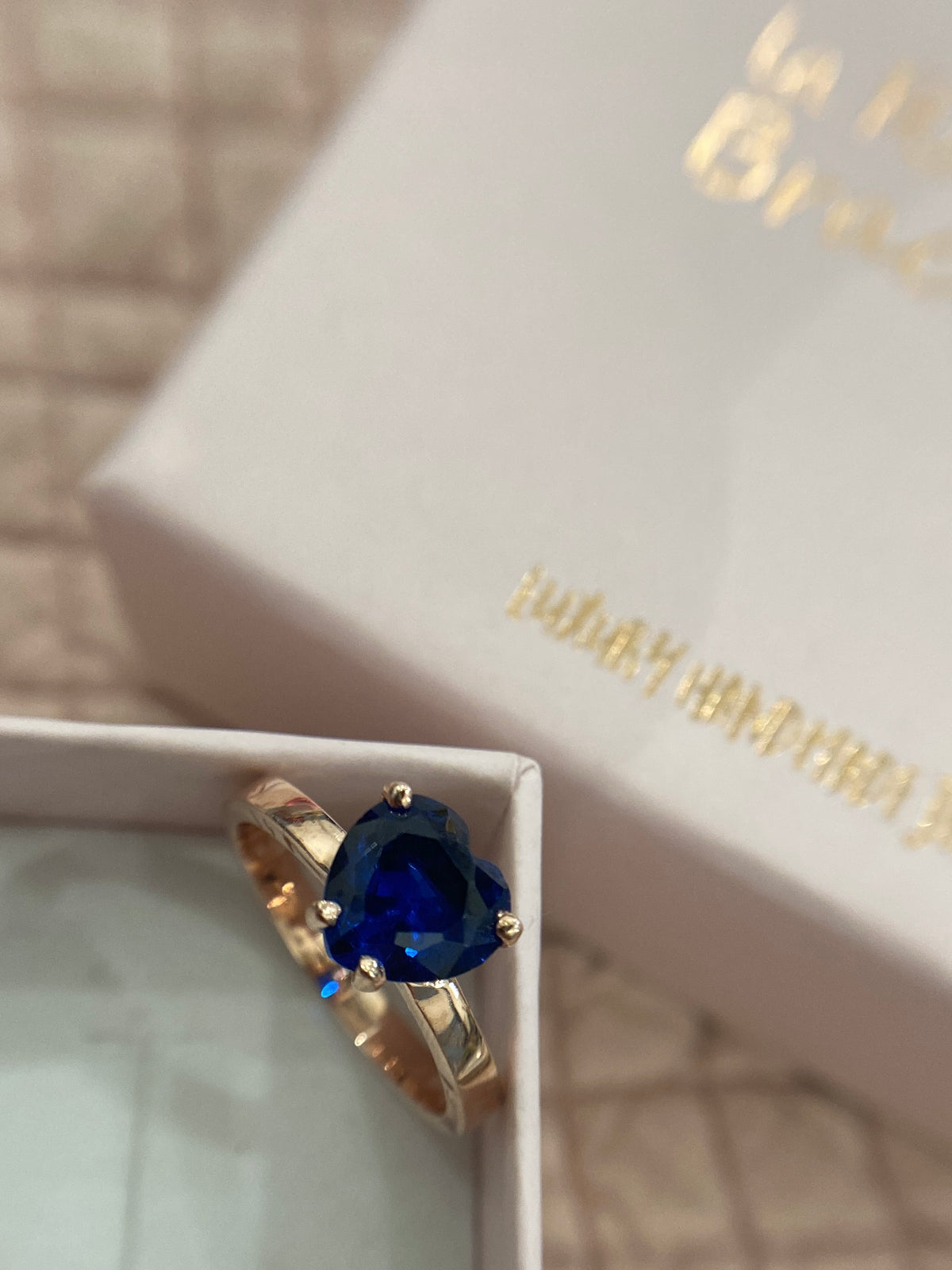 Solitario Cuore Blu