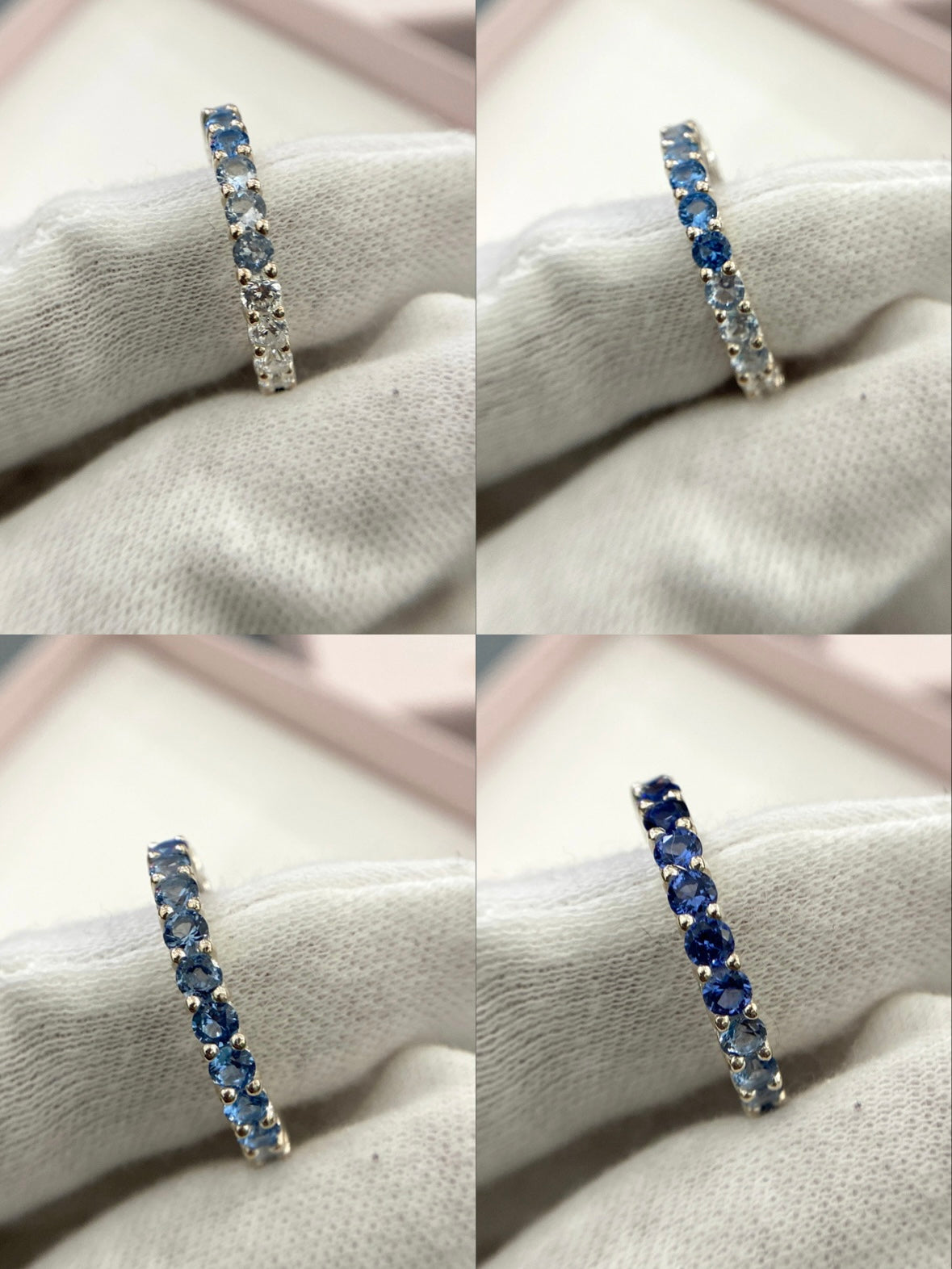 COLOURS OF THE SEA ETERNITY RING