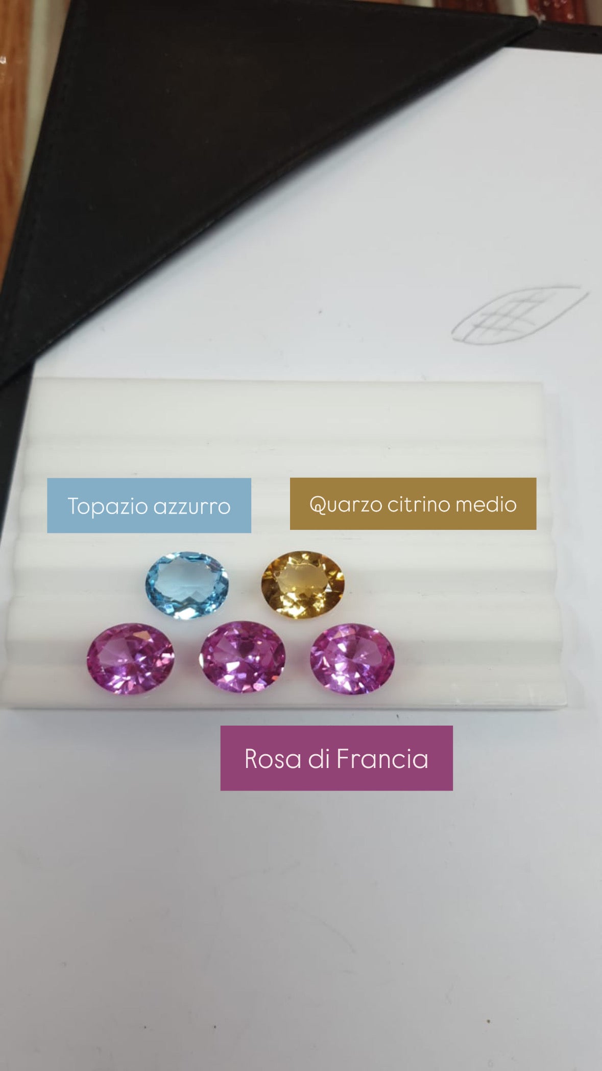 MARIÙ RING WITH NATURAL GEMSTONES