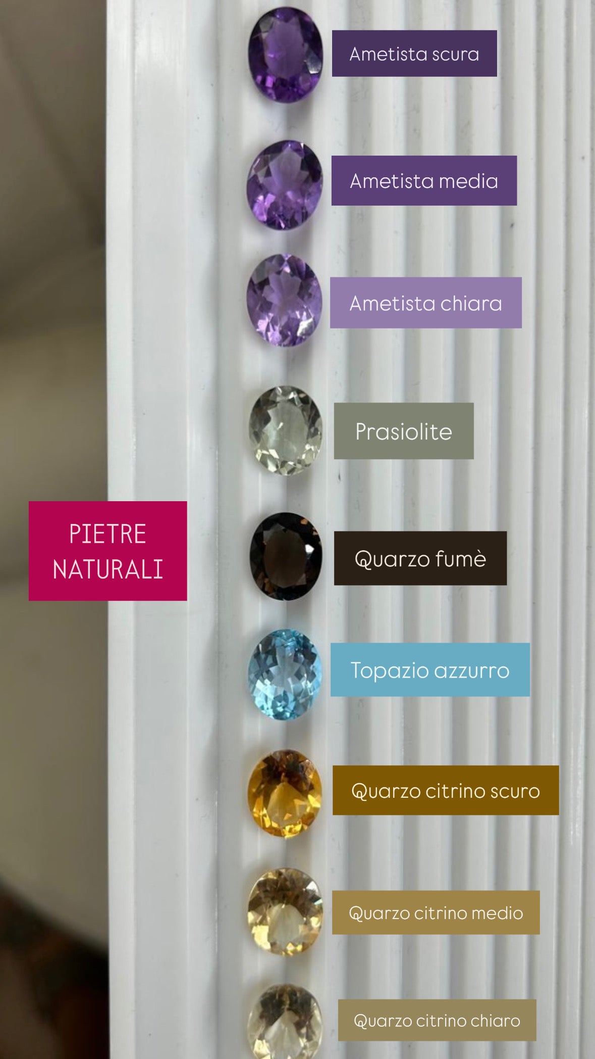 MARIÙ RING WITH NATURAL GEMSTONES