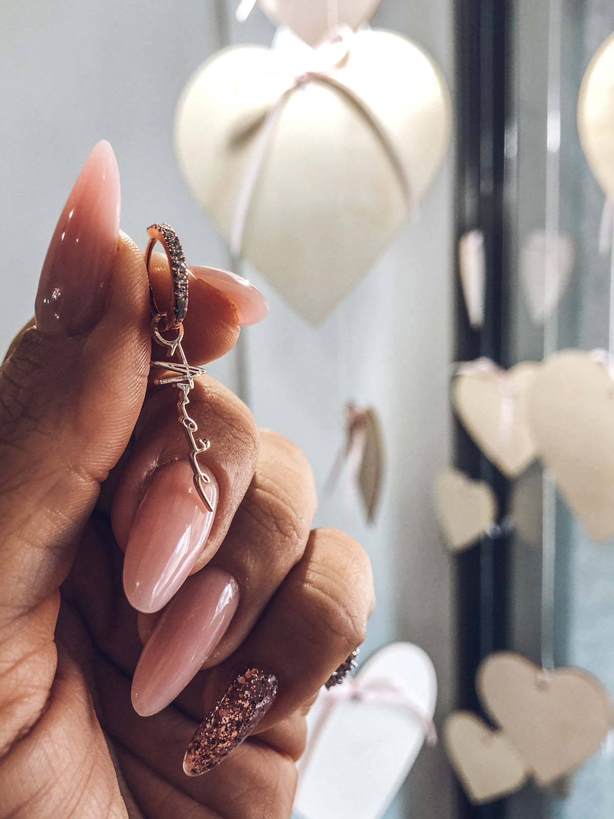 ORECCHINO HOOPS CON NOME