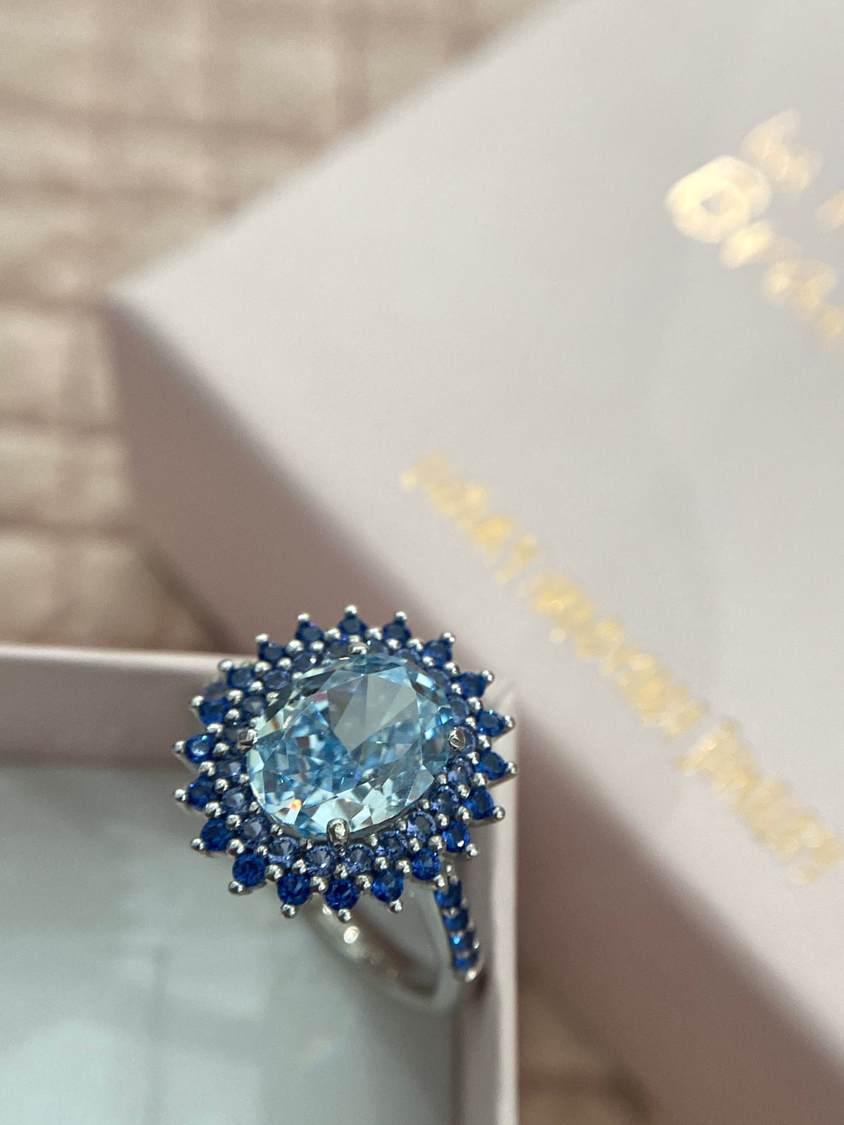 Anello Big Kate Colori del Mare