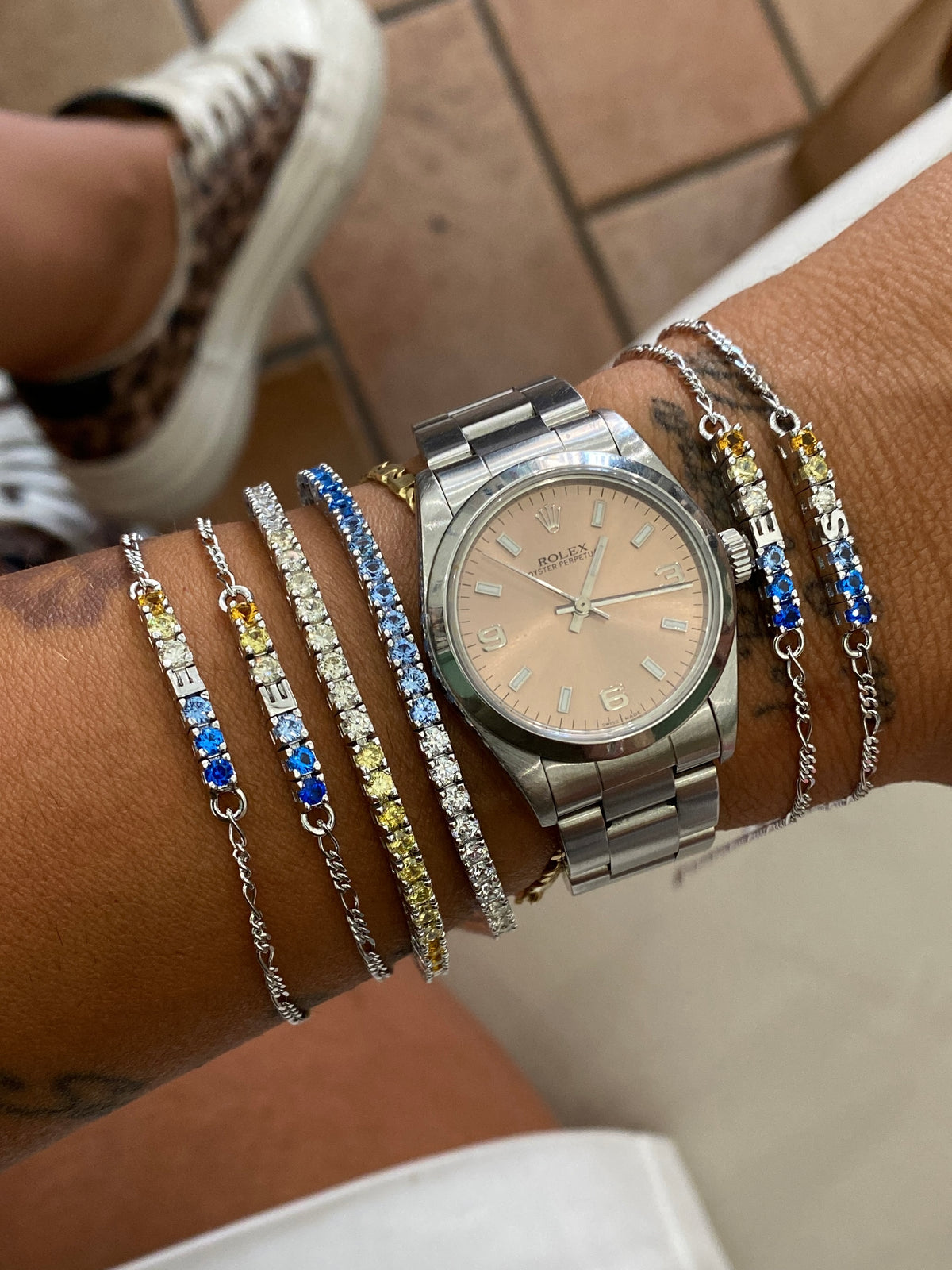 BRACCIALE LES PETITE REBELLE CON LETTERINA